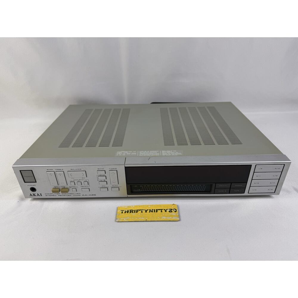 Akai AA-A25 Computer Controlled Stereo AM FM Phono Receiver - TESTED - EB-19455